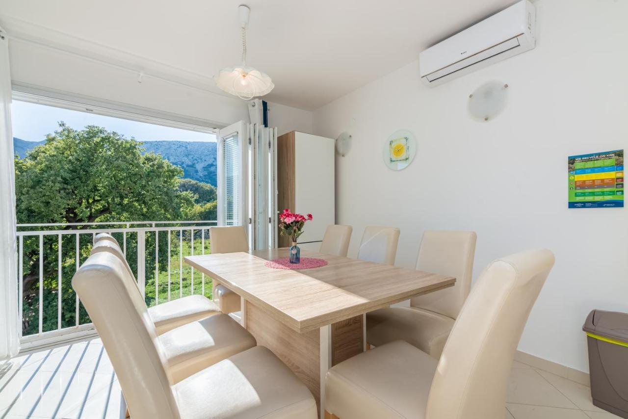 Apartment Mimoza 6, Baska, Krk Exteriör bild
